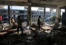 ۶ هزار نفر هنگام حمله اسرائیل به مدرسه‌ای در غزه پناه گرفته بودند