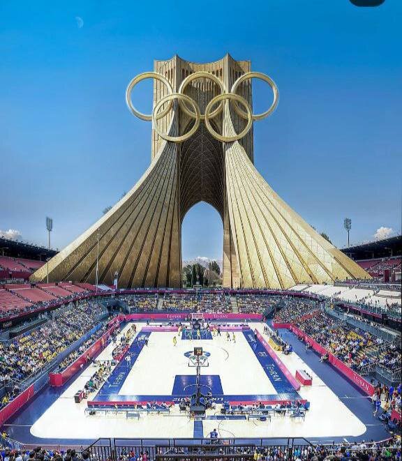 تصویرسازی زیبای هوش مصنوعی از برگزاری المپیک در ایران+ تصاویر