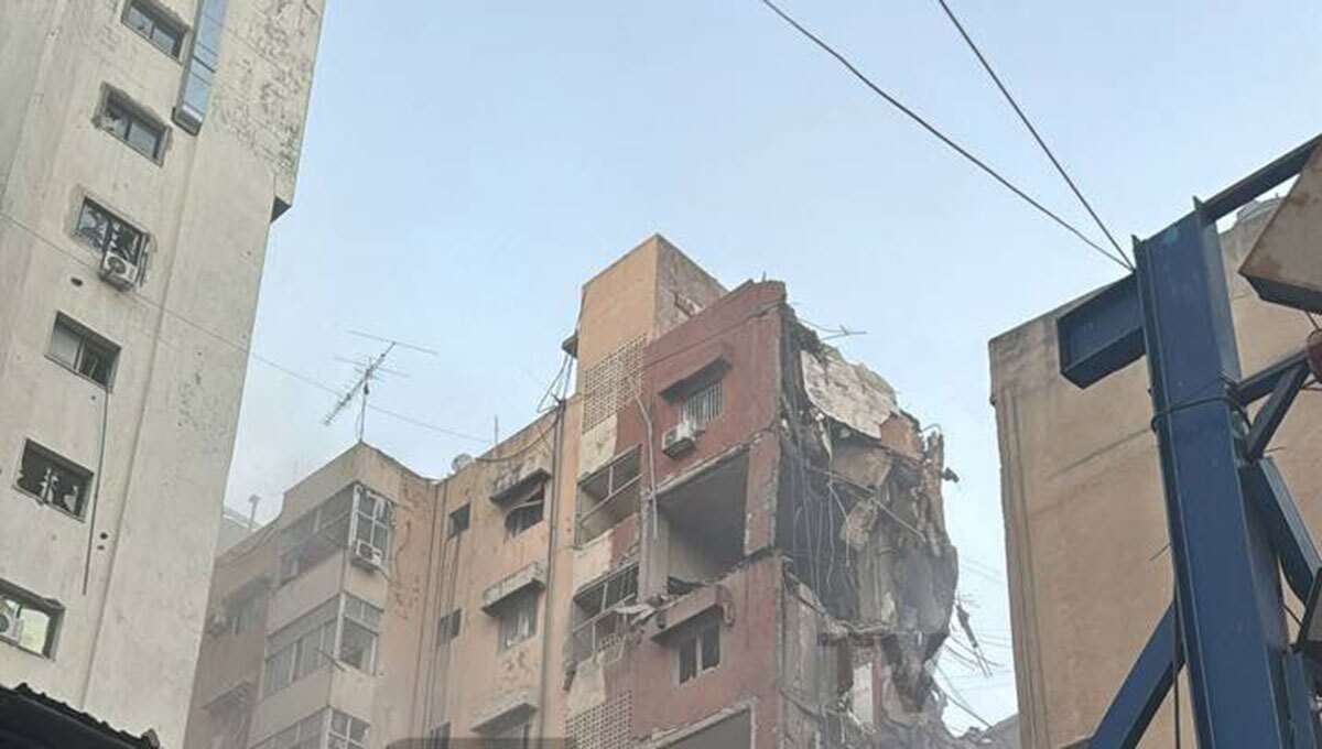 تصاویری از انفجار مهیب در حومه جنوبی بیروت، پایتخت لبنان در نتیجه یک حمله هوایی