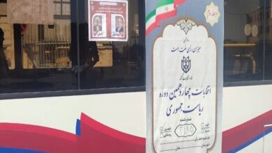 استقرار اتوبوس های شرکت واحد ویژه رای گیری در تهران