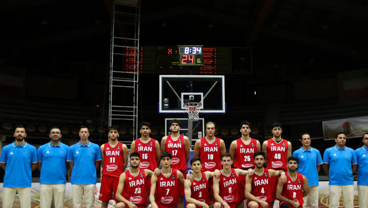 بسکتبال زیر ۱۸ سال ایران راهی نیمه‌نهایی انتخابی کاپ آسیا شد