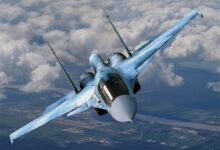 جنگنده سوخوی ۳۴ روسیه سقوط کرد