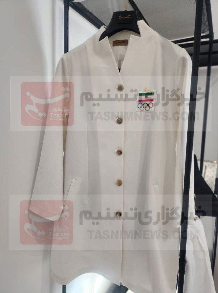 رونمایی از لباس بانوان ورزشکار ایرانی در المپیک پاریس; مانتو سفید و شلوار مشکی (+عکس)