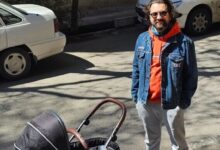 عکس های بهرام رادان و پسرش در خیابان