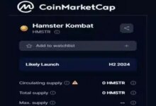 همستر کمبت به طور رسمی در بازار سکه/جدول فهرست شد
