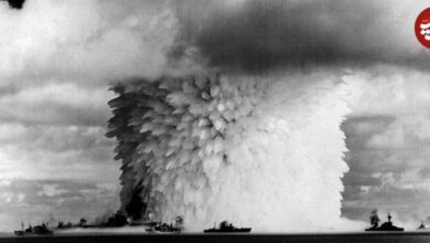 وقتی اولین بمب اتمی زیر آب منفجر شد (+عکس)