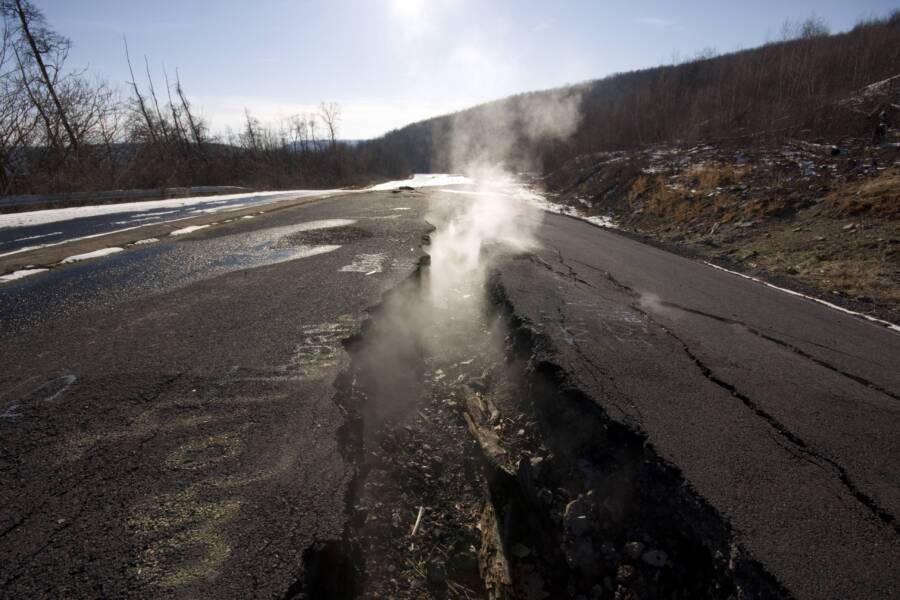 Centralia; شهری که از سال 1962 می سوزد