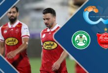 خلاصه بازی پرسپولیس 1 - ذوب آهن 1 (فیلم)