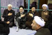 تصاویری از عارف، خاتمی و سید حسن خمینی در کنار هم در مراسمی منتشر شد/سیدیاسر خمینی
