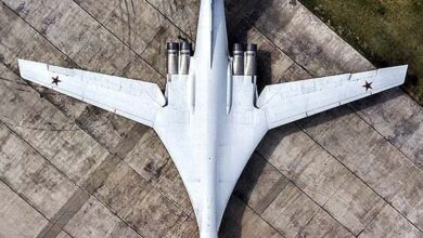 تصاویری خصوصی از بمب‌افکن Tu-160