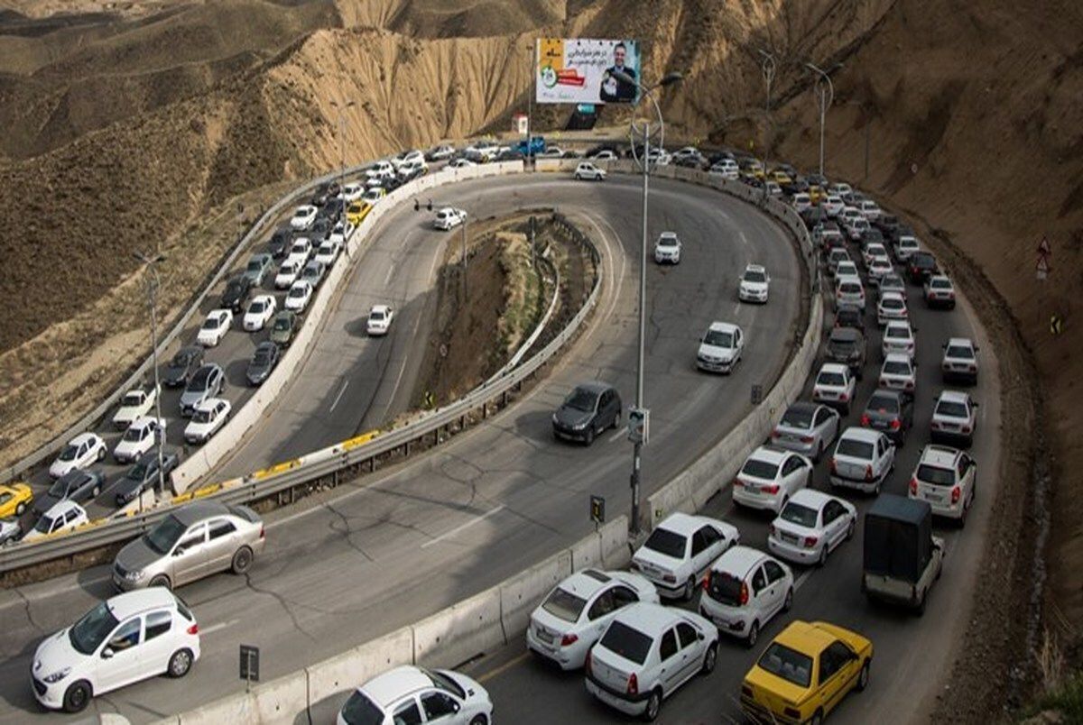 جاده چالوس یکطرفه می‌شود