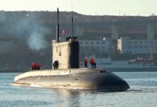 زیردریایی روسیه را در دریای سیاه غرق کردیم