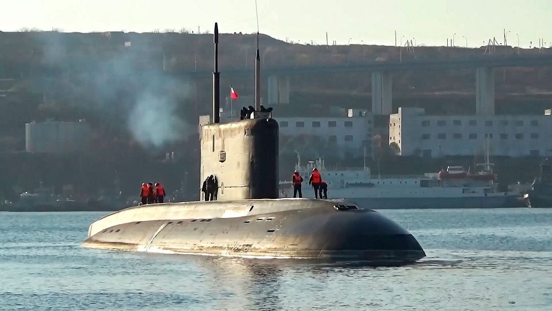 زیردریایی روسیه را در دریای سیاه غرق کردیم
