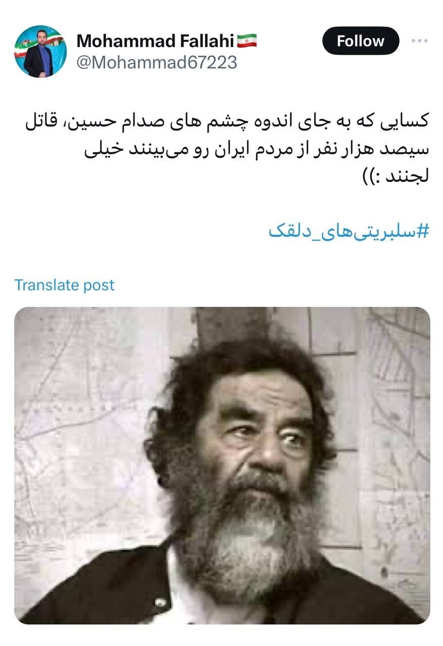 واکنشی به صحبت یک بازیگر درباره تصویر برهنه گلشیفته فراهانی