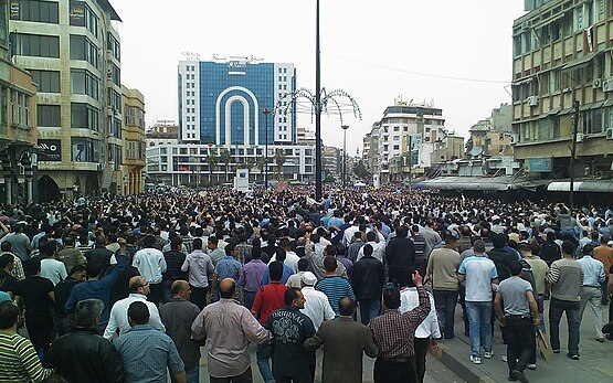 تظاهرات در حمص علیه حکومت سوریه (۱۸ آوریل ۲۰۱۱) تظاهرات در حمص علیه حکومت سوریه (۱۸ آوریل ۲۰۱۱)