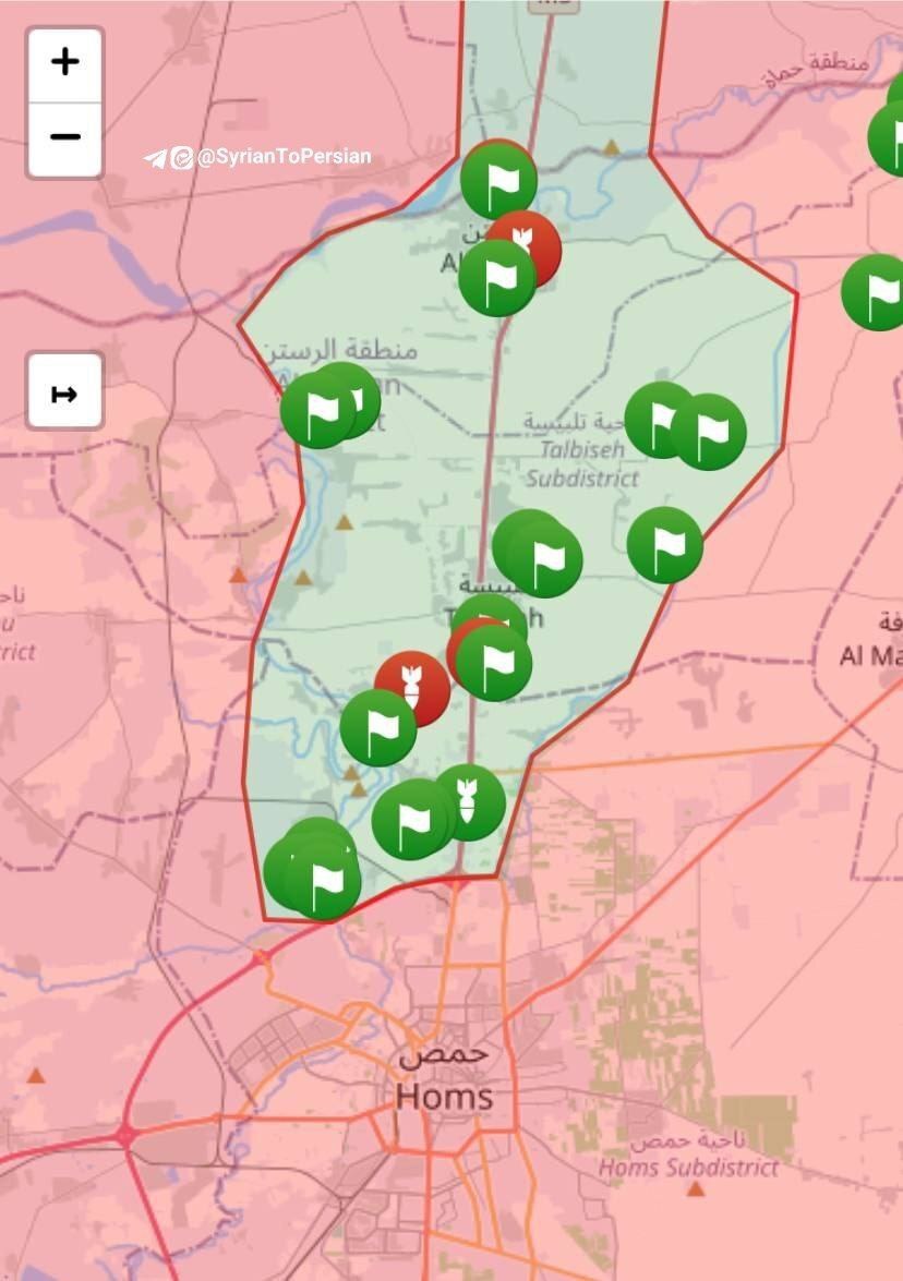 "درعا" در 130 کیلومتری جنوب دمشق بدون شلیک یک گلوله سقوط کرد/ ادامه درگیری ها در حومه حمص 1 آخرین وضعیت جنگ سوریه : تحریرالشام به حومه حمص رسید