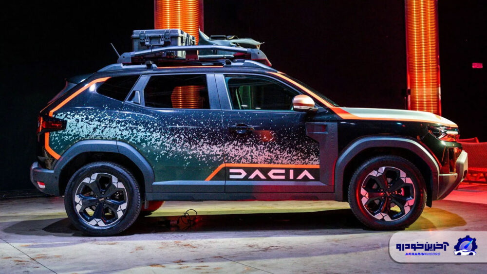 داچیا داستر Soul Of Dakar معرفی شد ؛ الهام گرفته از رالی داکار 1 نمای جانبی داچیا داستر آلما از داکار