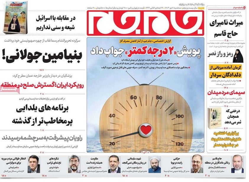عکس صفحه نخست روزنامه های رسمی کشور امروز سه شنبه یازدهم دی 1403 | فوتبال روزانه