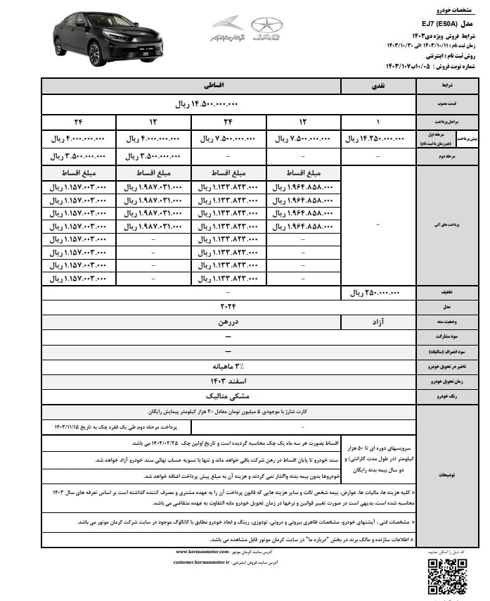 عکس | شرایط پیش فروش عالی خودرو KMC جدید با تحویل 2 ماهه. فوتبال روزانه