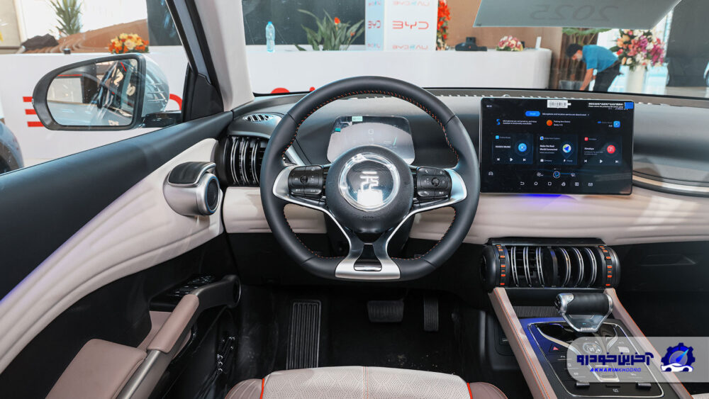واو دی یوان پلاس با Byd-ali به نمایشگاه خودکار تهران آمد