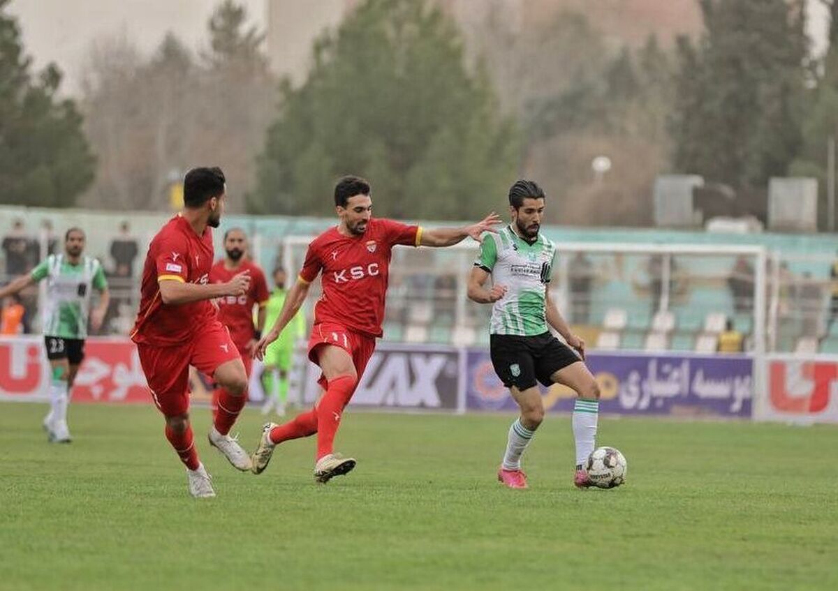 خیبر 2 - 0 فولاد/ فولاد از دوره مسابقات قهرمانی عقب افتاد