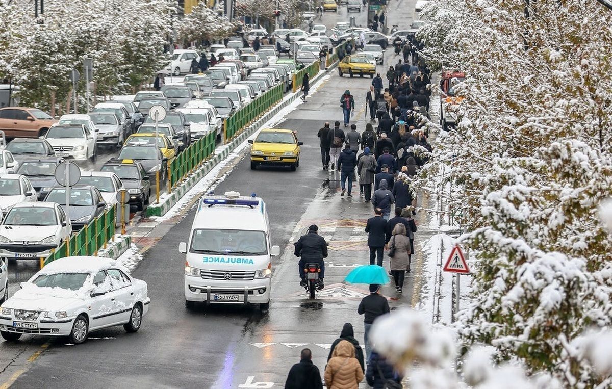 هشدار هواشناسی برای تهران ؛ بارش برف و 2 درجه سانتیگراد