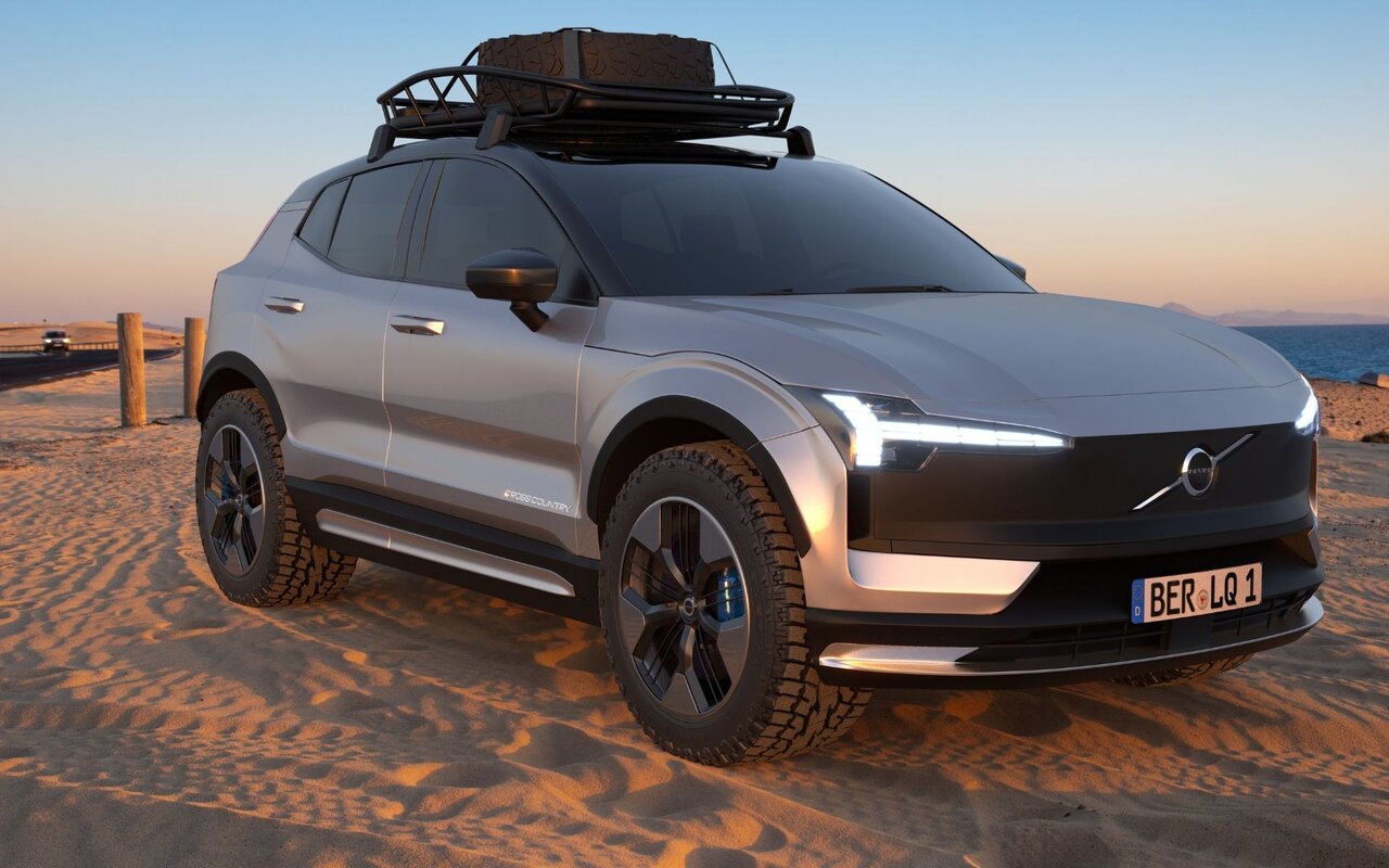 Volvo EX3 وارد ایران /عکس شد