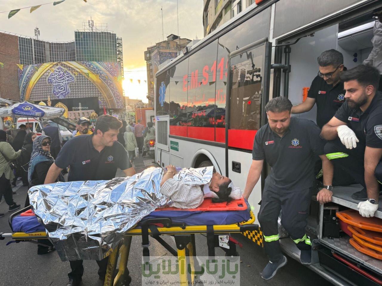خدمت‌رسانی اورژانس استان تهران در اجتماع بزرگ امام رضایی‌ها