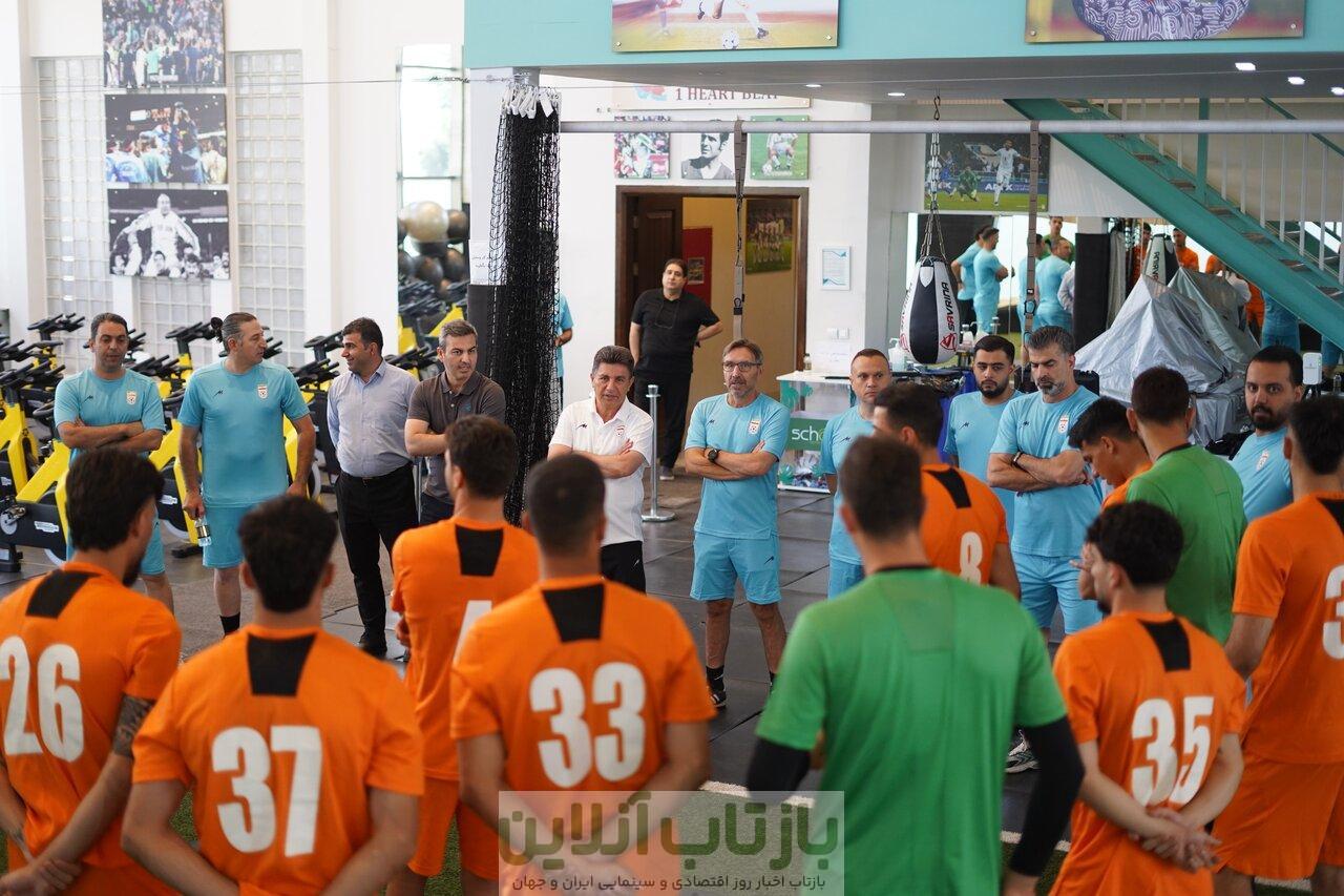 توصیه‌های قلعه‌نویی به ملی‌پوشان در تمرین امروز