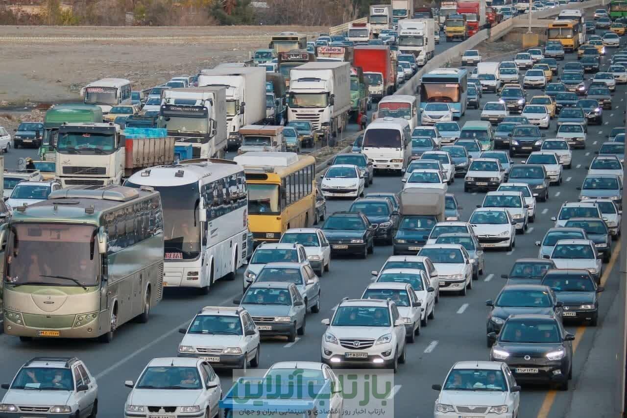 مسدود شدن بخشی از آزادراه تهران-شمال