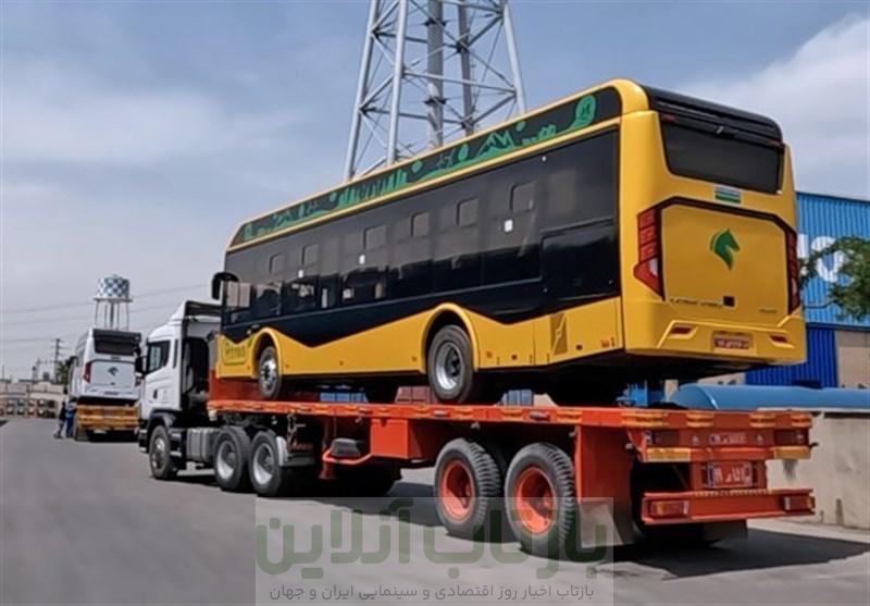 تحویل 10 اتوبوس برقی ایران‌خودرو دیزل به نفت‌خیز جنوب