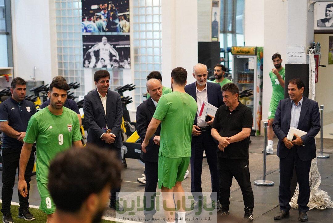 حضور سرزده تاج در اردوی تیم ملی