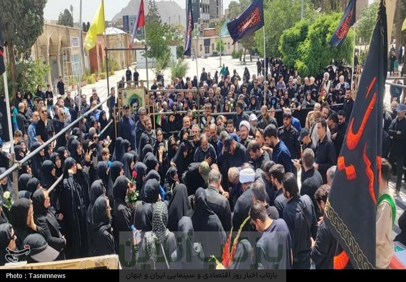 تشییع باشکوه پیکر شهید سردار اصلانی و شهید پاسدار عباسی در شهرری