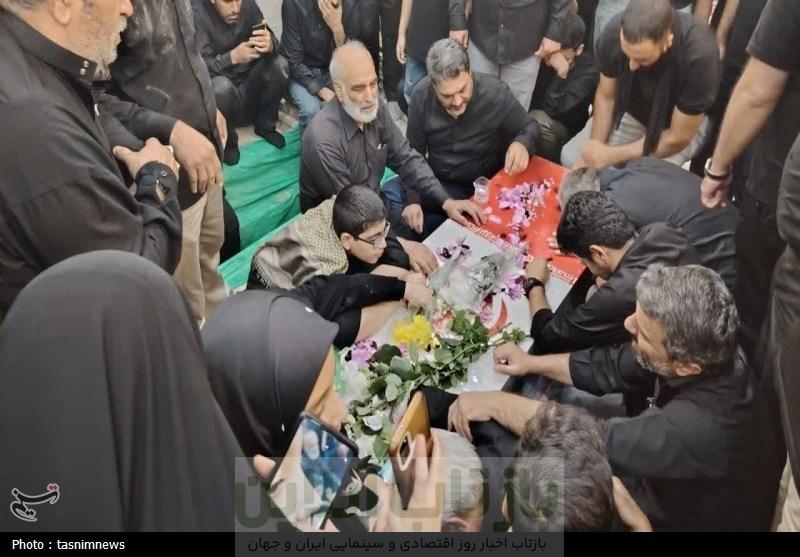سردار شهید شانه‌ای در آستان حضرت عبدالعظیم(ع) به خاک سپرده شد