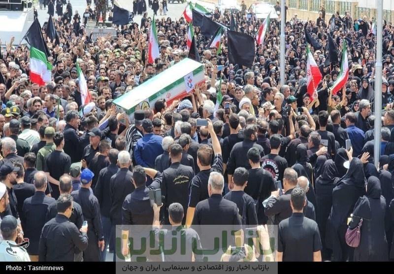 وداع باشکوه با 2 سرباز شهید فراجا در رباط کریم