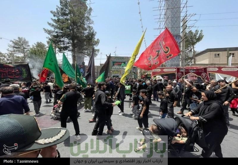 شهرستان های غرب استان تهران سوگوار دلدادگان کربلا+تصاویر