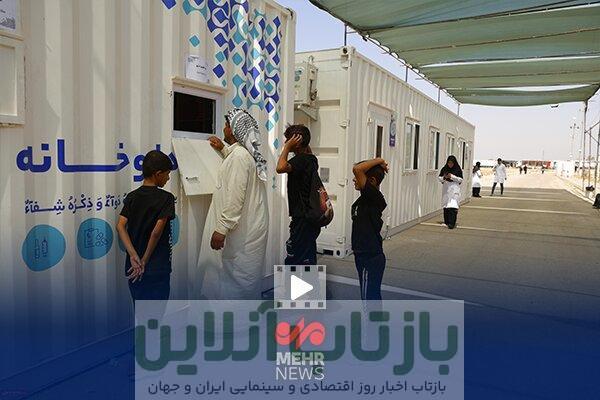 بیمارستان سیار برکت در مشایه نجف به کربلا