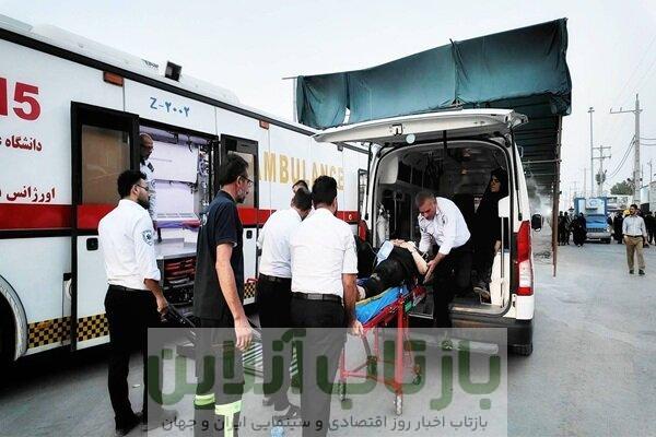تحویل ۴۰ زائر حادثه‌دیده عراق به اورژانس کشور