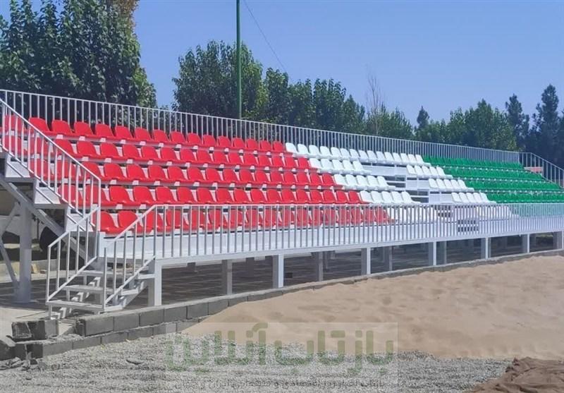 افتتاح نخستین زمین فوتبال ساحلی جنوب‌ غرب استان تهران در نصیرشهر