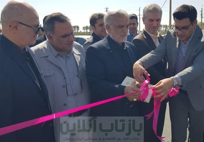 افتتاح پروژه زیرسازی و بهسازی ورودی روستای عباس‌آباد لرنی پاکدشت