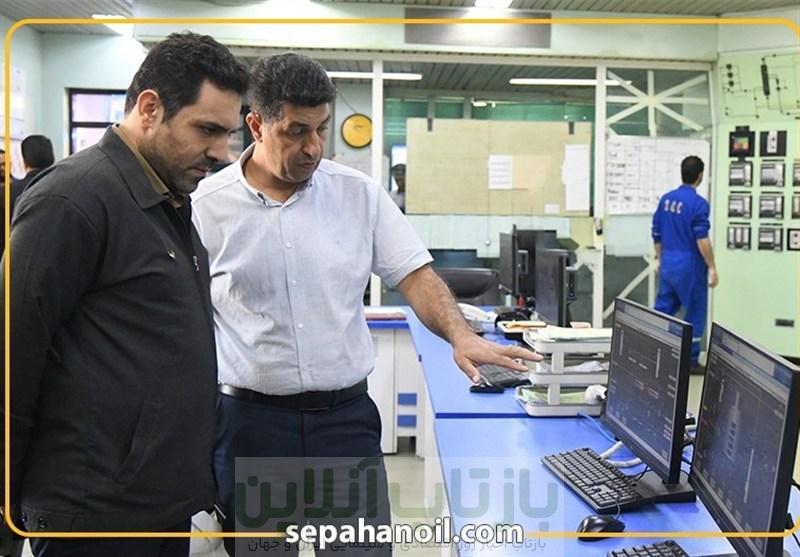 نظارت مدیر‌عامل شرکت نفت سپاهان بر روند اجرای پروژه‌های کلیدی شرکت
