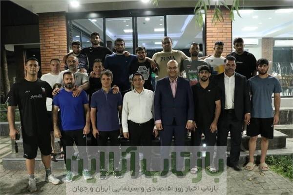 بازدید دبیر کل کمیته ملی المپیک از اردوی تیم ملی کشتی فرنگی