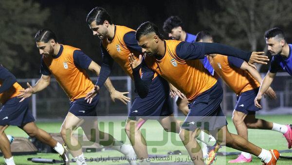 دو مهمان ویژه در تمرین تیم ملی