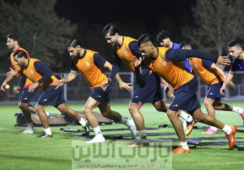 تمرین تیم ملی فوتبال ایران با یک مهمان ویژه