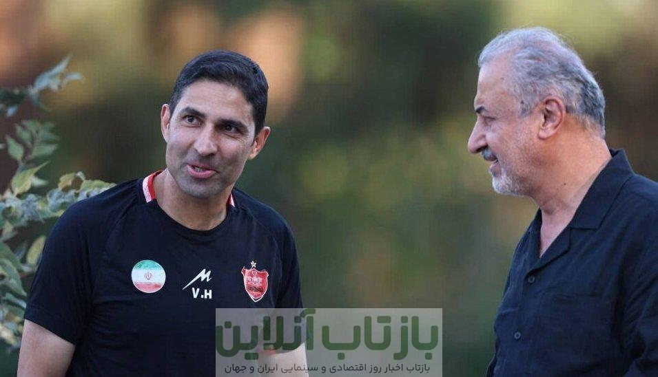 درویش برای هاشمیان شمشیر را از رو بست/ مدیرعامل برای سرمربی پرسپولیس بازیکن نمی‌خرد