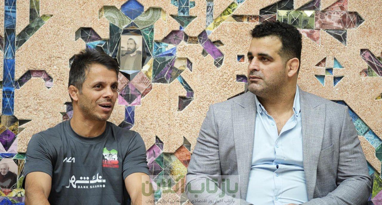 قهرمان المپیک در اردوی تیم‌ملی کشتی ایران