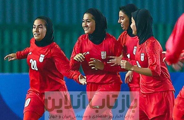 پیروزی دختران فوتبال ایران مقابل عربستان