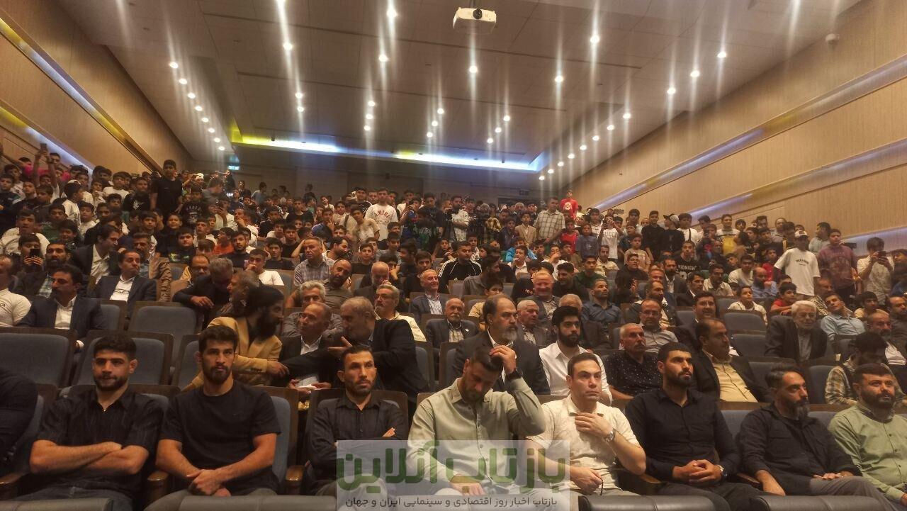 صحبت‌های فرمانده سپاه محمد رسول‌الله در مراسم تجلیل از کشتی‌گیران