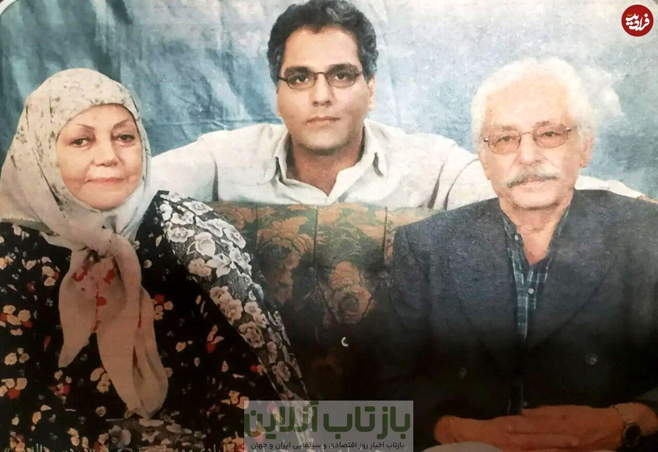 عکس | تصویری جالب از حمیده خیرآبادی در کنار جمشید مشایخی و مهران مدیری در سال ۷۹