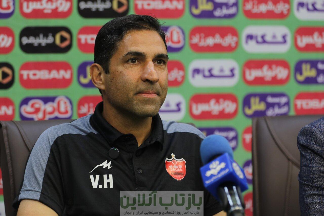 هاشمیان:به خاطر پول در پرسپولیس نیستم/نه از داور انتقاد می‌کنم نه از زمین!